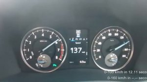 Toyota Alphard Vellfire 2.5L AGH30 Acceleration  0-100 kmh  0-160 kmh  60-100