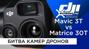 Mavic 3T vs Matrice 30T - Сравнение камер дронов с Тепловизором @dji4vision