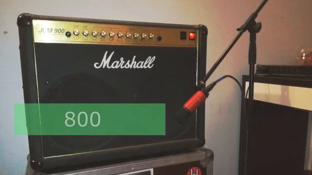 Marshall JCM 900 4102 100-Watt 2x12 Combo Preamp Test смотреть онлайн