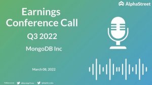 MDB Stock | MongoDB Inc Q3 2022 Earnings Call