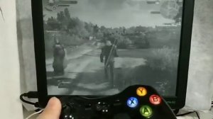 DASUNG  E-ink Monitor playing video games :Assassin's Creed