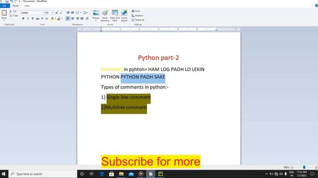 Python part 2 for beginners. Learn python Zero to Mastery.||Python tutorial for beginner.