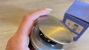 Донный клапан с переливом 1*1/4 Ganzer F-2G сатин