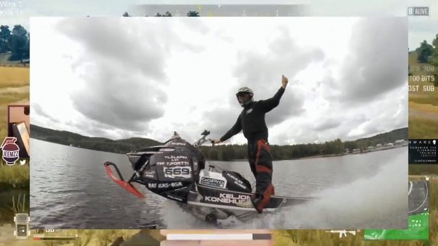 PUBG СНЕГОХОД БУДЕТ ЕЗДИТЬ ПО ВОДЕ? НОВЫЙ ТРАНСПОРТ И ЩИТ В ПУБГ смотреть онлайн