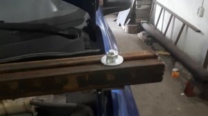 Изготовление траверсы для вывешивания двигателя