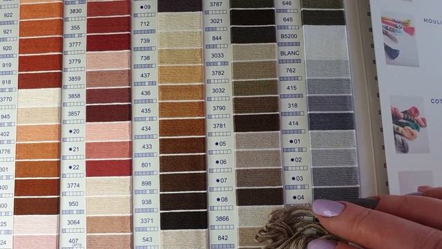 22  Альпийская мандала от Chatelaine. Шелка или DMC? Обзор материалов