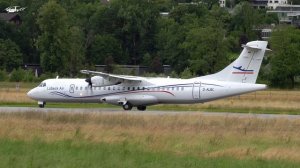 Lübeck Air ATR 72-500 Take-Off at Bern