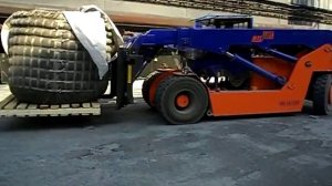 Загрузка биг бэгов погрузчиком Meclift ч 1