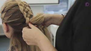 Пятипрядная коса. Урок от Санкт-Петербургской школы красоты.