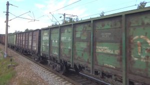 Электровоз ВЛ80С-2568/2149 с грузовым поездом