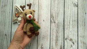 Олень крючком. Описание.