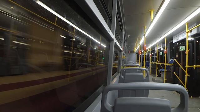 Трамвай "0524 по 38 только до Тихорецкого" в СПб 13-**: ЛМ-99АВН 0524 по №38 (04.11.23) смотреть онлайн