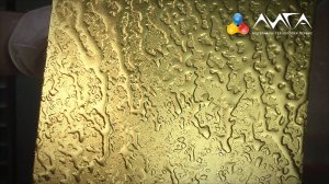 168. Кипящее золото - отделка на стекле