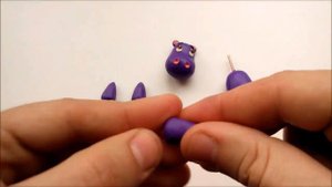 Как Сделать Бегемота из Пластилина.How to Make Plasticine Hippo Easy and Fast!❤👍