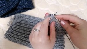 Самая модная повязка на голову спицами.