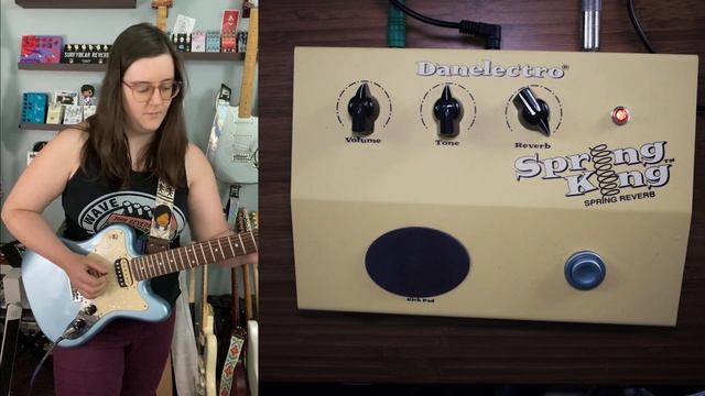 Danelectro Spring King True Spring Reverb Demo смотреть онлайн