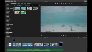 Монтаж видео в iMovie 10.1.2