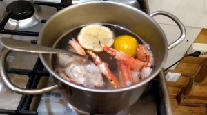 Приготовление Камчатского краба
