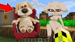 Я нашёл ГОВОРЯЩЕГО БЕНА и ГОВОРЯЩУЮ БЕЛЛУ в майнкрафт ! TALKING BELLA TALKING BEN ROBLOX MINECRAFT