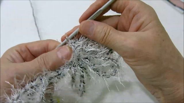 Накидка крючком из журнала Мод. Краткий мастер класс.