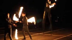 Fire show in Krasnogar/ Russia