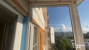 Холодное остекление Provedal и отделка панелями балкона в доме серии П-3