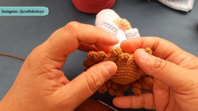 VIRGEN MARÍA AMIGURUMI A CROCHET 3/4 - CÓMO TEJER CABELLO RIZADO смотреть онлайн