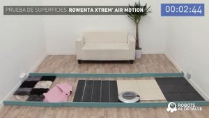 Робот-пылесос Rowenta Extrem´Air Motion тест на разных поверхностях