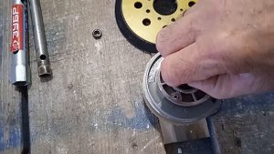 Ремонт эксцентриковой шлифовальной машинки ВИХРЬ ЭШМ-125Э  (падение мощности при нагрузке)