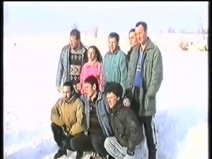 Купание в проруби  зимой 1988-89г