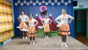 "Ах, мамочка на саночках". Танец на 8 марта. Театральная студия "Праздник", Барбашинский ДК.