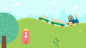 Развивающие мультики - Математика для малышей - Удивительная стройка - Учимся считать - Вычитание
