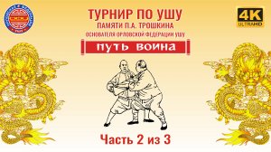 Турнир по ушу "ПУТЬ ВОИНА" 2024 года (поединки тайцзитуйшоу). Часть 2 из 3