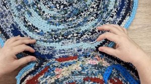 САМЫЙ КЛАССНЫЙ КОВРИК ДОРОЖКА ИЗ НЕ НУЖНЫХ ВЕЩЕЙ ГОТОВ  КАК Я ЕГО ВЯЗАЛА