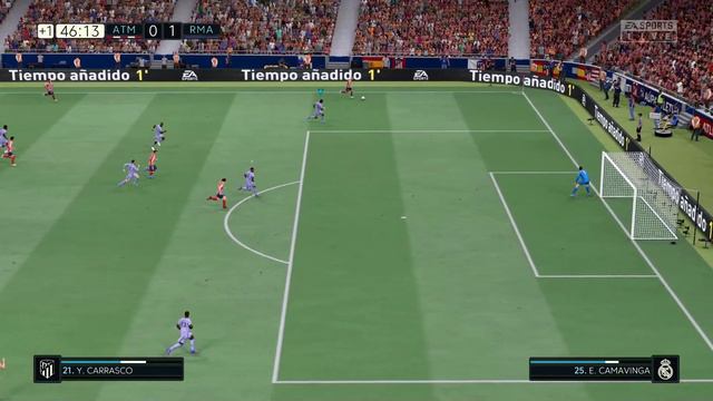 FIFA 22 La Liga. Атлетико Мадрид против Реала. смотреть онлайн