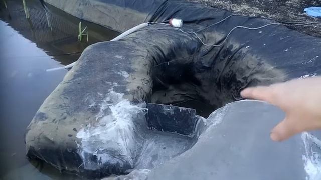 Установил заслонку в прудовый скиммер / ждем когда схватится бетон / как работает скиммер? смотреть онлайн