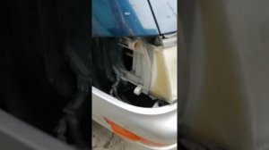 как снять передний бампер на тойота лит айс, таун айс!