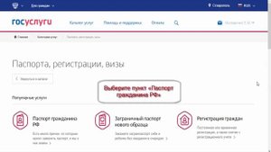 Как через госуслуги поменять паспорт