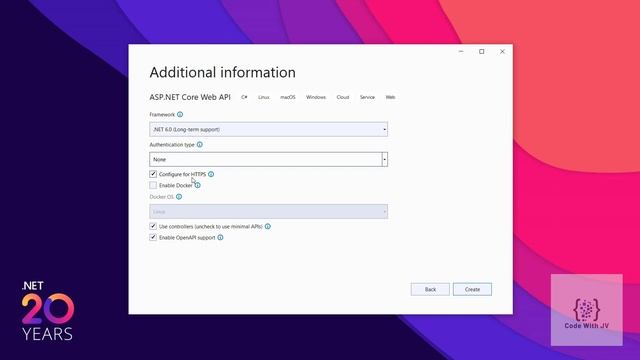 How to create project in Visual Studio 2022