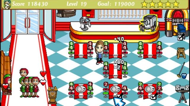 Diner Dash Sizzle And Serve (Endless Shift - Easy - Diner) смотреть онлайн