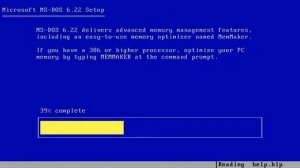 Установка MS-DOS 6.22 на DOSBox-X
