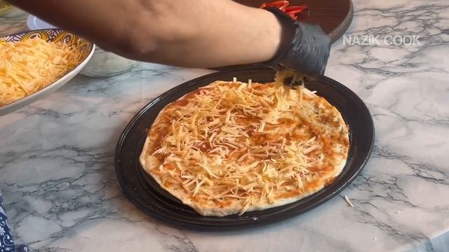 Настоящая Пицца лучше чем в Пиццерие. Pizza Маргарита и Болоньез.