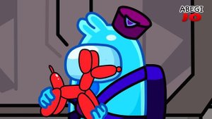 fire in the hole (geometry dash) in Among Us ◉ funny animation - 1000 iQ impostor