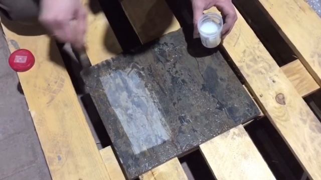 Нанесение гидрофобизатора на сланец – #камея_укладка