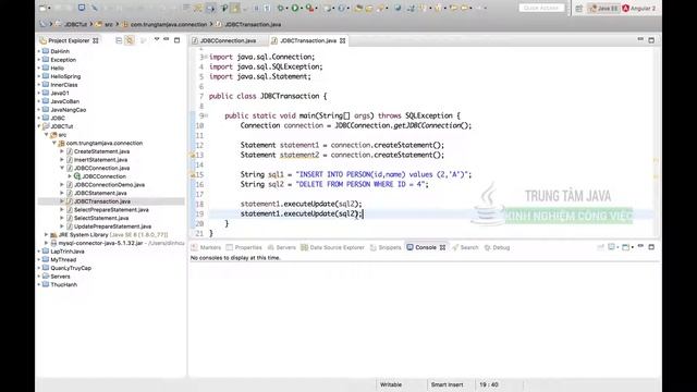 Java Nâng Cao 34 JDBC Transaction смотреть онлайн