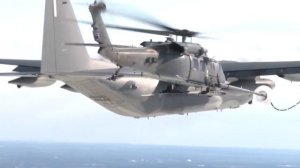 Дозаправка вертолета в воздухе