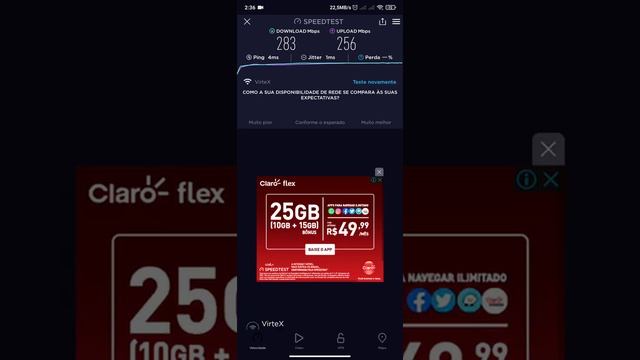 SpeedTest huawei ax3 router plan 300 Megs