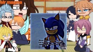 Seven deadly sins react to sonic the hedgehog