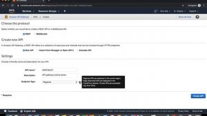 Create API using AWS API Gateway service - Amazon API Gateway p1