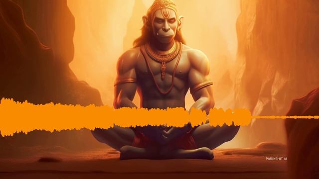 A Powerful Meditation video on Lord Hanuman | Midjourney